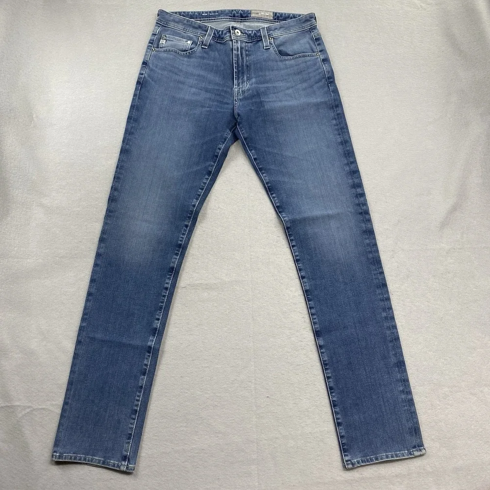 AG Adriano Goldschmied Jeans Mens 32x34 Blue Denim Tellis Modern Slim